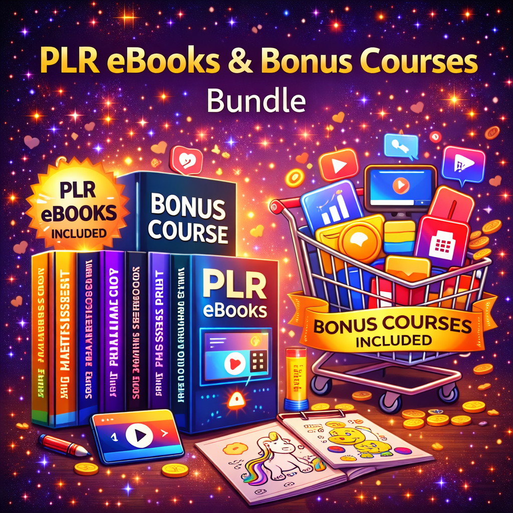 PLR eBooks  Bonus Courses Bundle